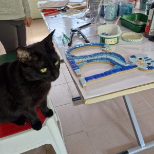 chat mosaique