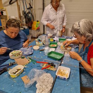 collage des tesselles mosaique