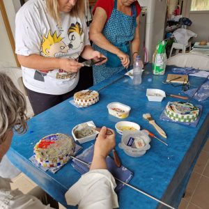 pose du joint mosaique