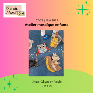 stage mosaïque enfant